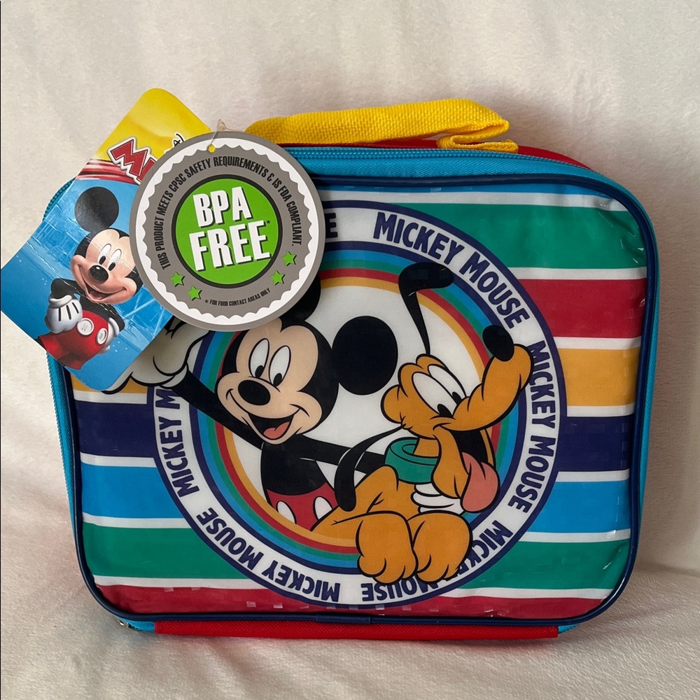Disney Red Mickey  & Plutón Lunch Bag